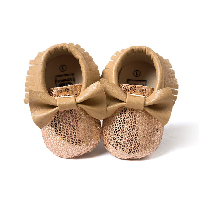 Baby / Toddler Girl Pretty Bow Velcro Shoes