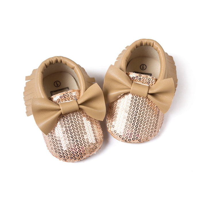 Baby / Toddler Girl Pretty Bow Velcro Shoes