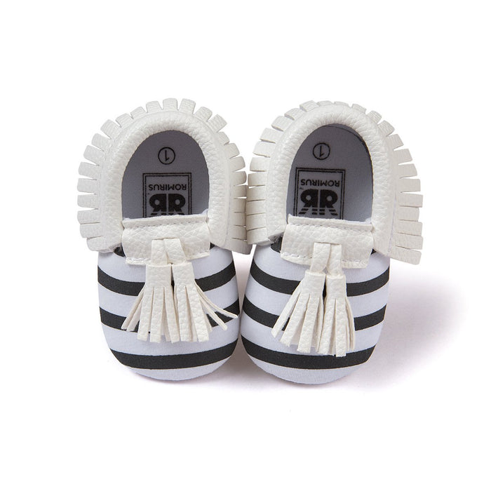 Baby / Toddler Solid Tasseled First Walkers Shoes