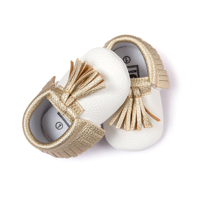 Baby / Toddler Solid Tasseled First Walkers Shoes