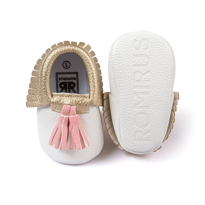 Baby / Toddler Solid Tasseled First Walkers Shoes