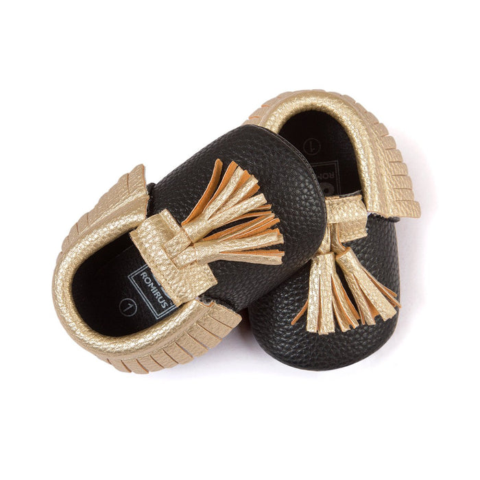 Baby / Toddler Solid Tasseled First Walkers Shoes