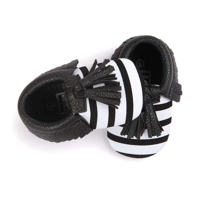 Baby / Toddler Solid Tasseled First Walkers Shoes