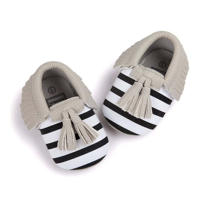 Baby / Toddler Solid Tasseled First Walkers Shoes