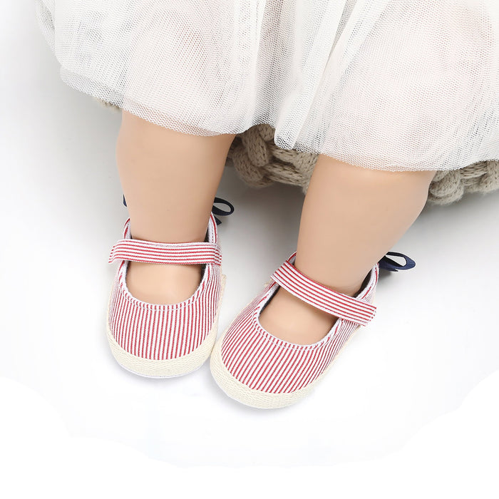 Zapatos de primeros pasos con borlas sólidas para bebés/niños pequeños