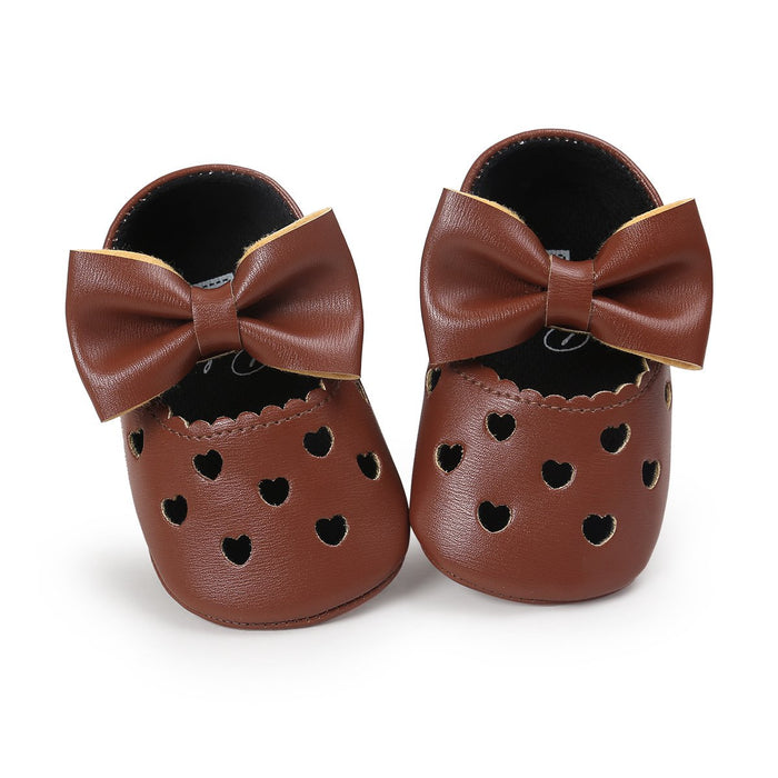 Bebé / Niño Dulce Sólido Bowknot Decoración Princesa Prewalker Zapatos