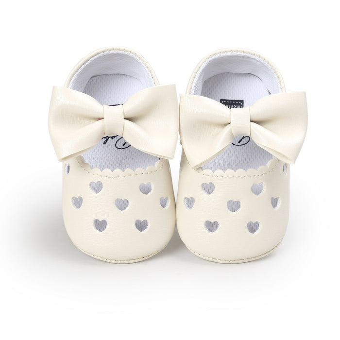 Bebé / Niño Dulce Sólido Bowknot Decoración Princesa Prewalker Zapatos