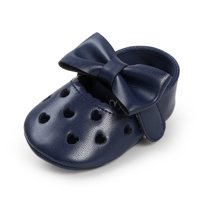 Bebé / Niño Dulce Sólido Bowknot Decoración Princesa Prewalker Zapatos