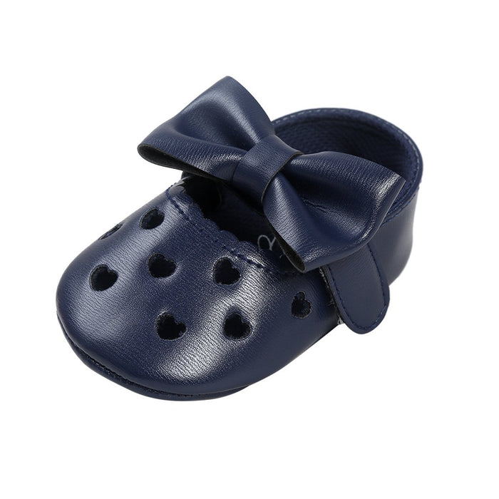 Baby / Toddler Sweet Solid Bowknot Decor Princess Prewalker Shoes