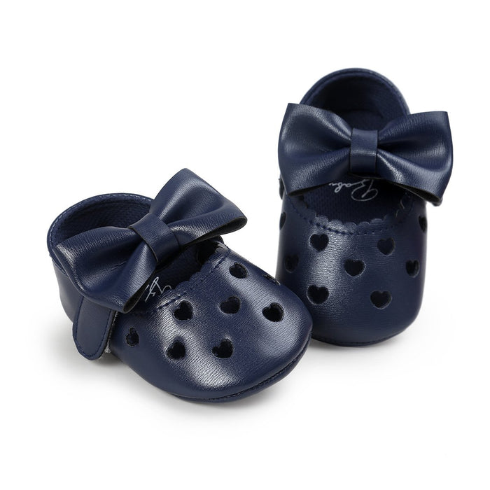 Bebé / Niño Dulce Sólido Bowknot Decoración Princesa Prewalker Zapatos