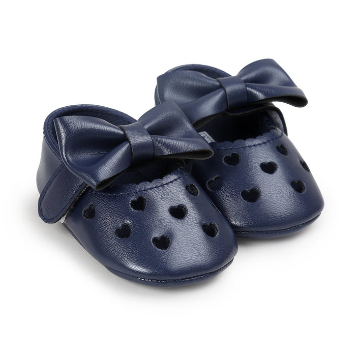 Baby / Toddler Sweet Solid Bowknot Decor Princess Prewalker Shoes