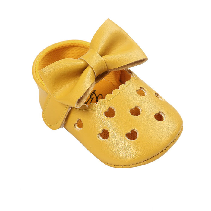 Baby / Toddler Sweet Solid Bowknot Decor Princess Prewalker Shoes