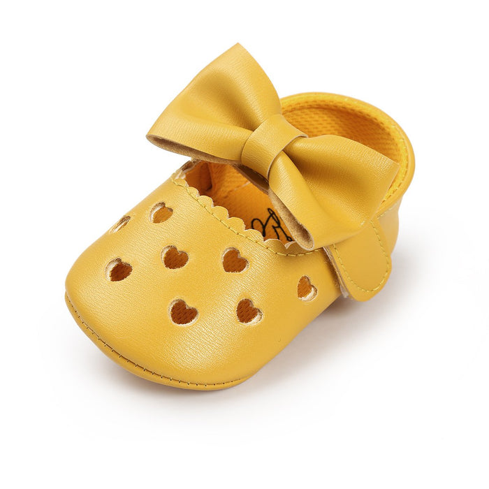 Baby / Toddler Sweet Solid Bowknot Decor Princess Prewalker Shoes