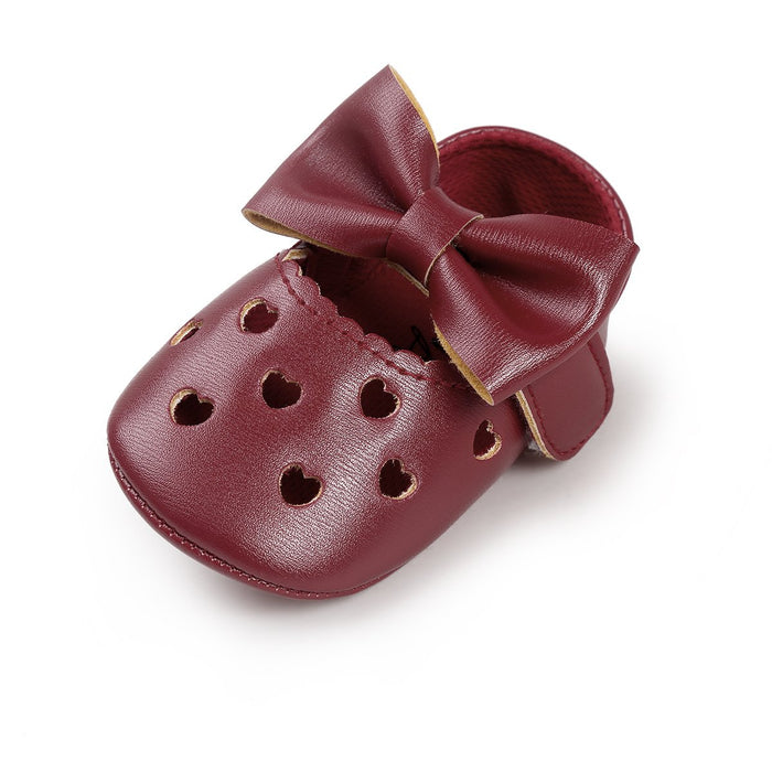 Bebé / Niño Dulce Sólido Bowknot Decoración Princesa Prewalker Zapatos