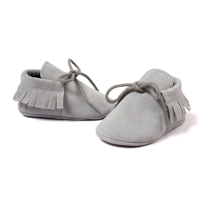 Baby / Toddler Solid Tasseled First Walkers Shoes