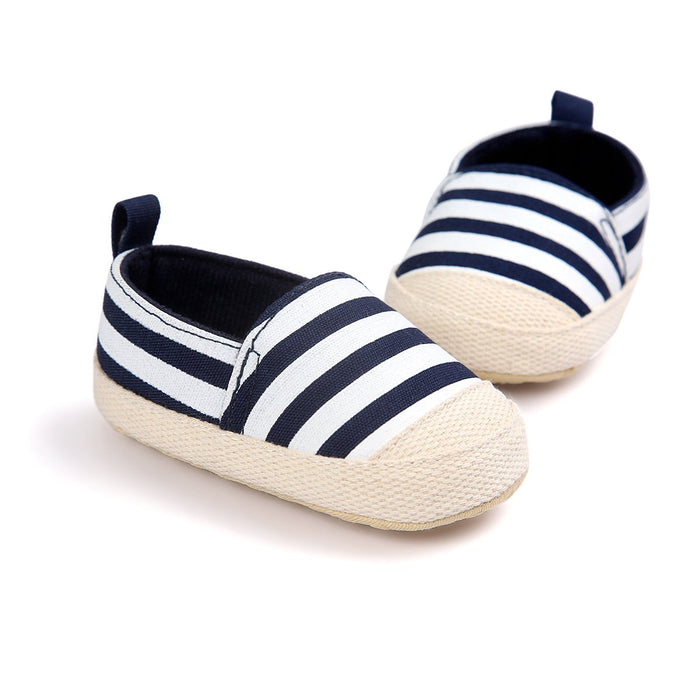 Baby / Toddler Causal Striped Solid Prewalker Shoes