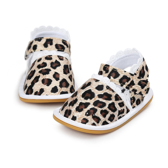 Casual Prewalker-schoenen met luipaardprint voor baby's/peuters