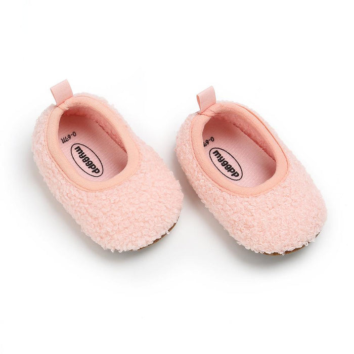 Zapatos para antes de caminar Cutie Furry para bebés y niños pequeños