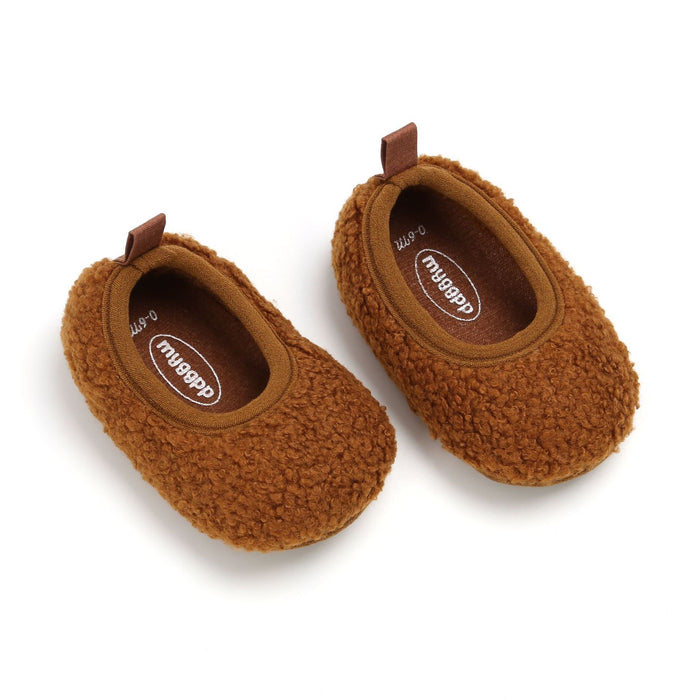 Zapatos para antes de caminar Cutie Furry para bebés y niños pequeños