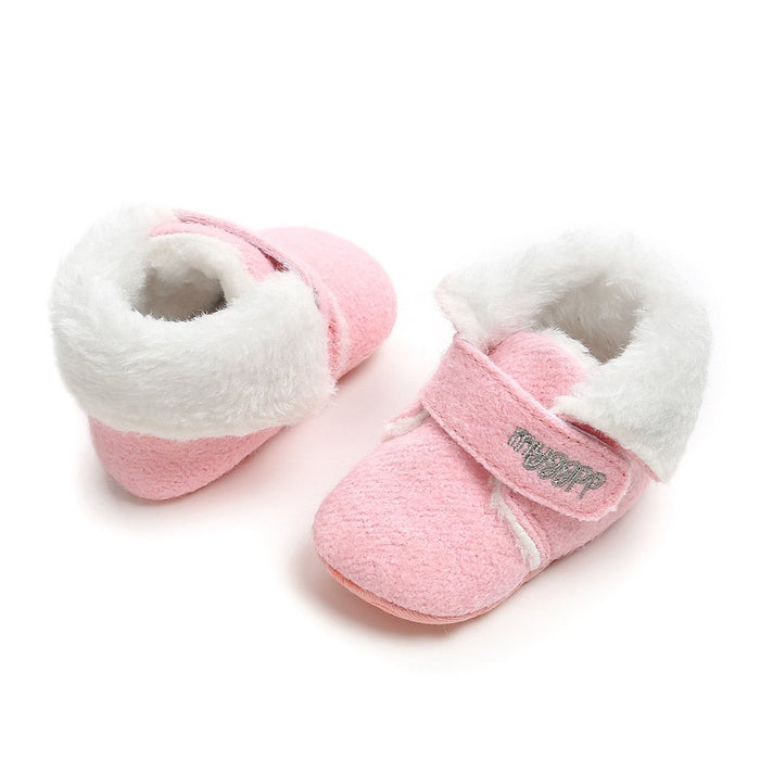 Baby / Toddler Fluff Solid Magic Sticks Prewalker Shoes