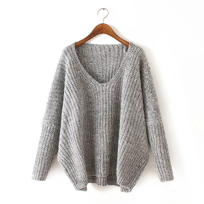 Maternity casual solid color sweater