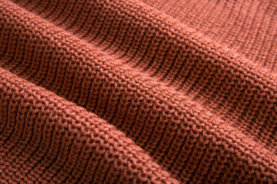 Suéter cruzado casual de color sólido de maternidad