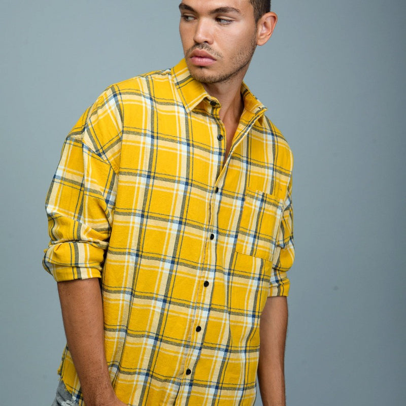 Graffiti Back Button Shirt