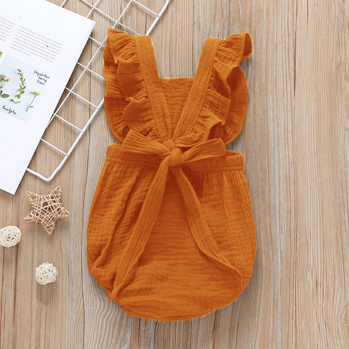 Baby jumpsuit in effen kleur