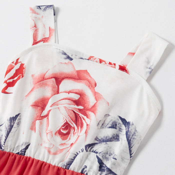 Floral Printed Dresses for Mommy and Me