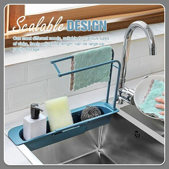 Kitchen Sink Caddy 2020, Telescopisch verstelbaar spoelbakopbergrek