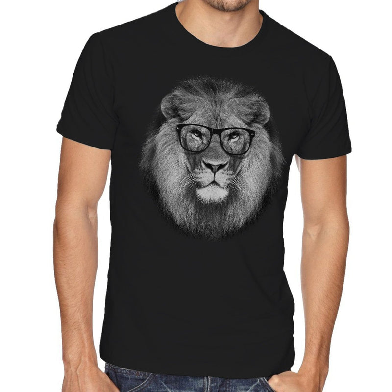 Classic Glasses Lion T-Shirt