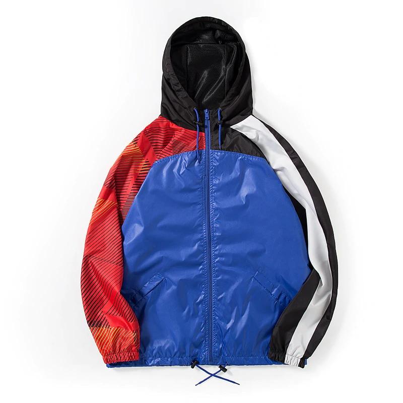 Hooded Multicolor Windbreaker