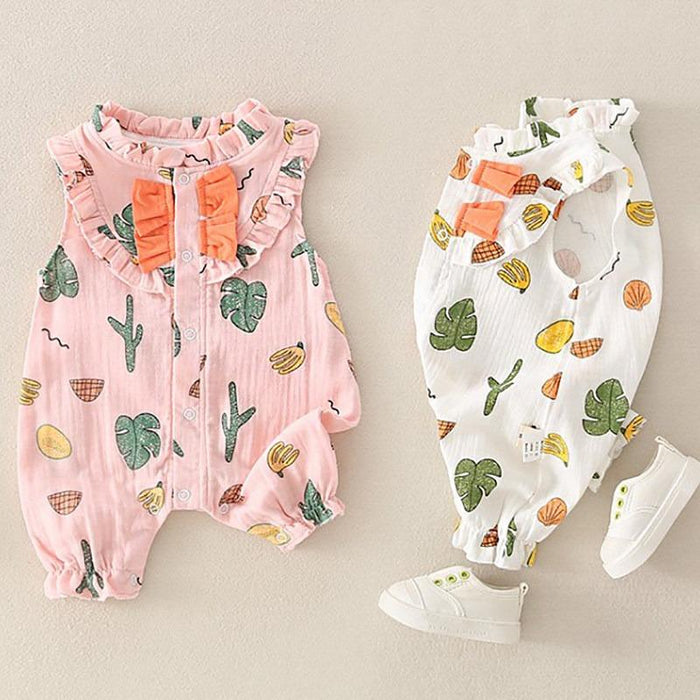 Daily Floral Print Bodysuit for Baby