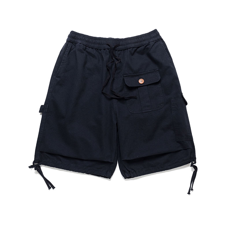 Solid Summer Cargo Shorts