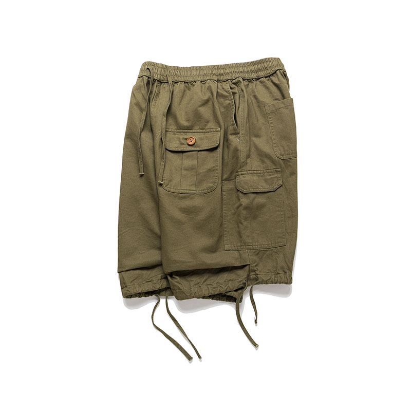 Solid Summer Cargo Shorts