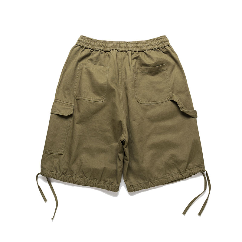Solid Summer Cargo Shorts