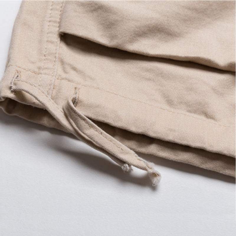 Solid Summer Cargo Shorts