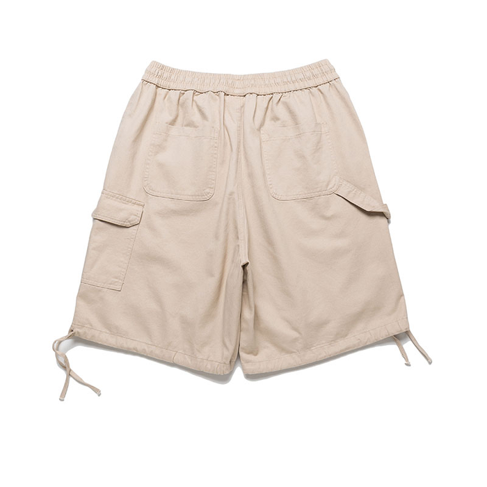 Solid Summer Cargo Shorts