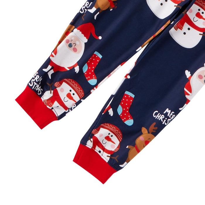 Merry Christmas Deer Print Family Matching Pajamas Set