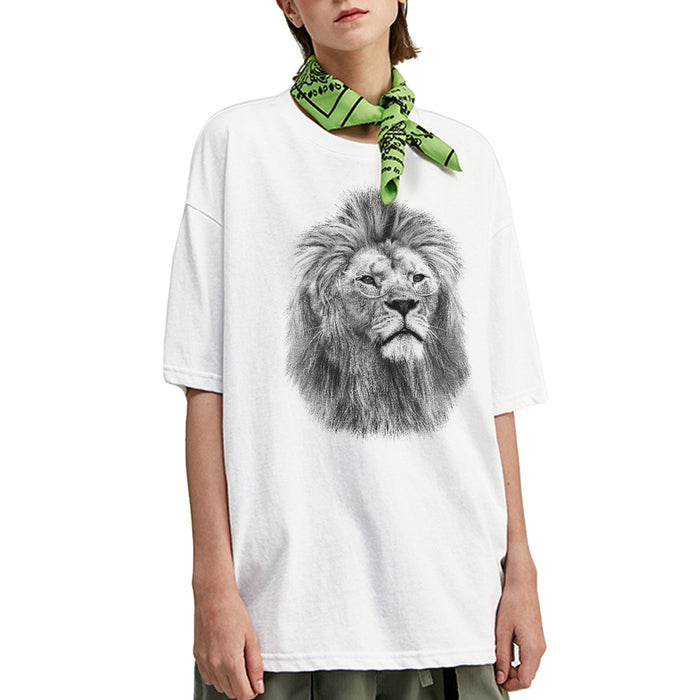 Philosopher Lion V2 Oversized T-Shirt
