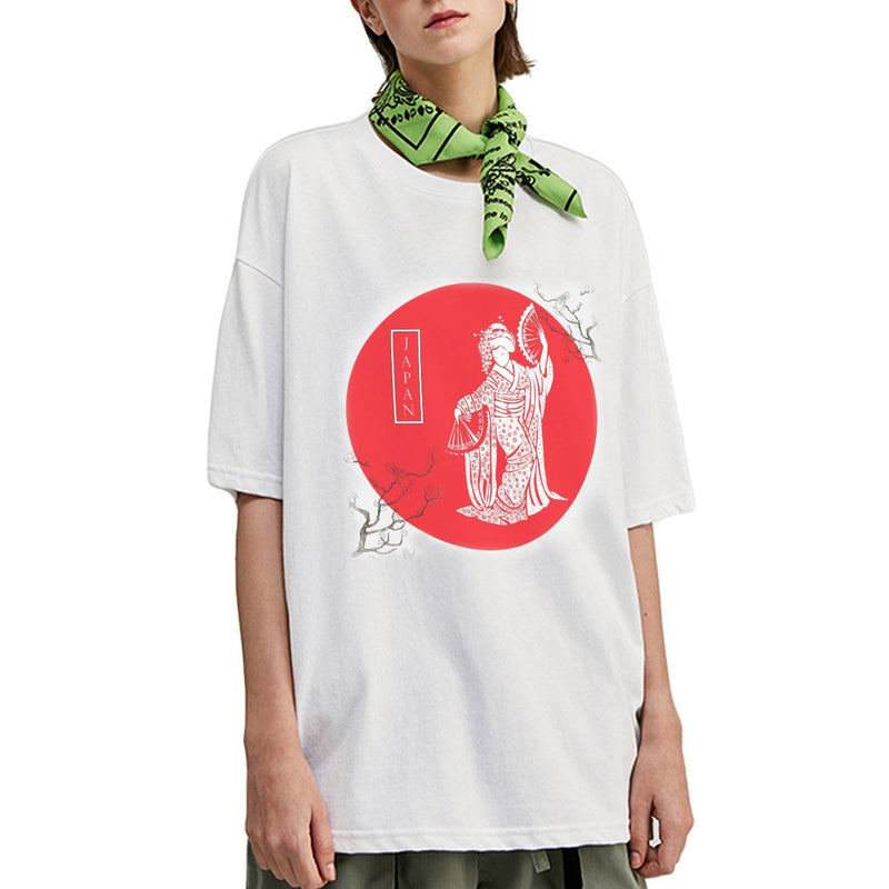 Geisha Dance Oversized T-Shirt