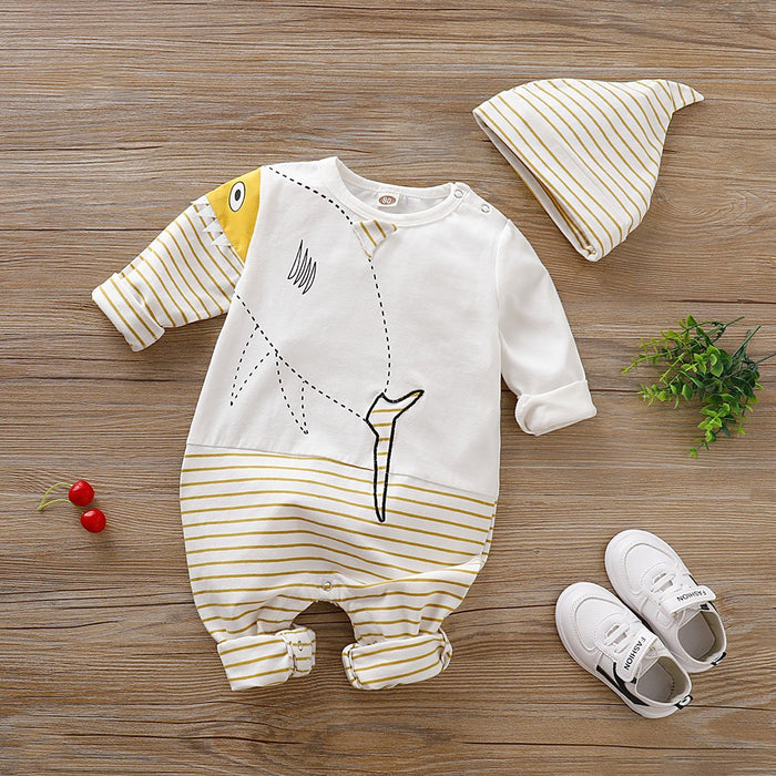 Baby Unisex casual Animal & Whale Jumpsuits