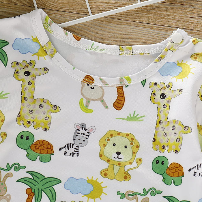 Baby Boy casual Animal & Rompers & Bodysuits