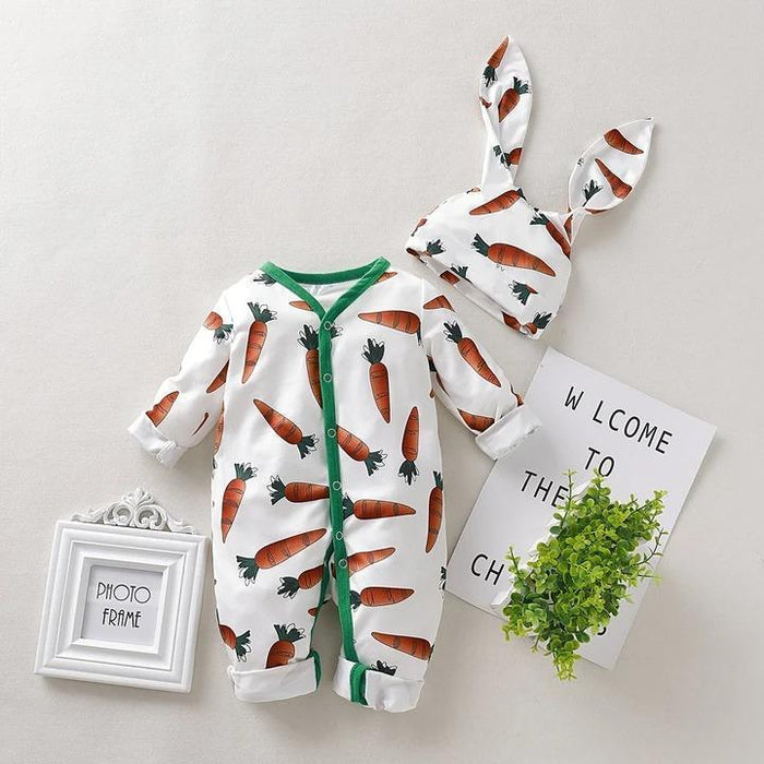 Baby Overall Printed Carrots Jumpsuit