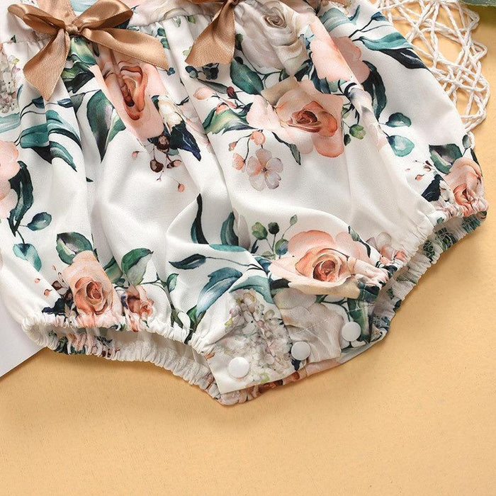 Floral Printed Bodysuit for Baby Girl