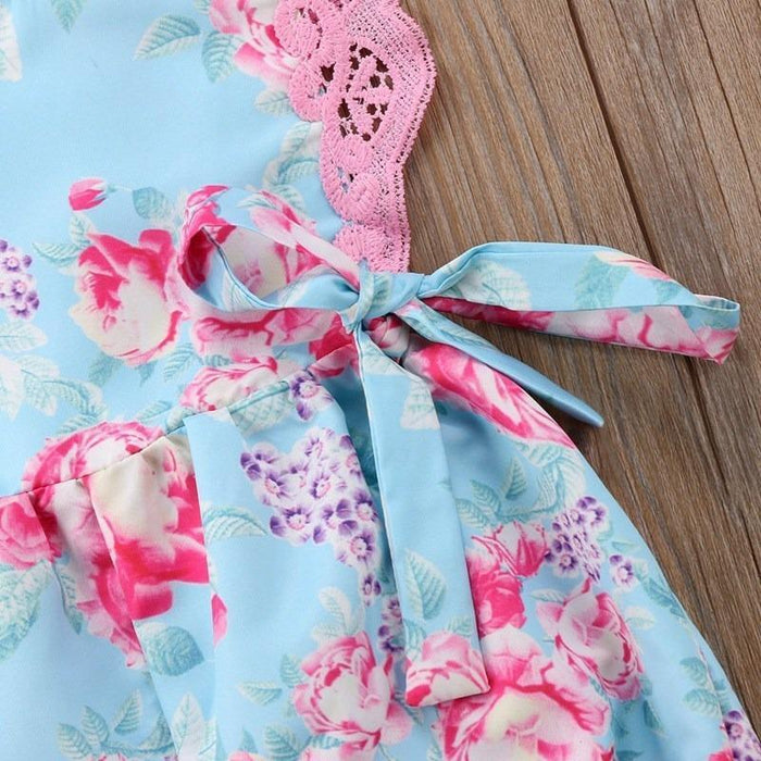 Floral Printed Jumpsuit for Baby Girl