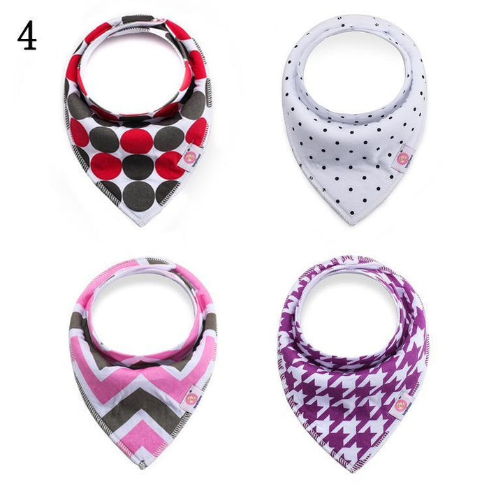 3-pack Adorable Cotton Baby Bibs