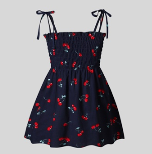 Mommy and Me Cherry Print  Tank Dress