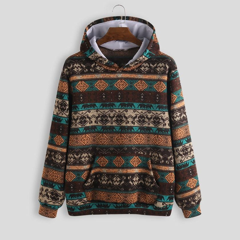 Ethnic Printed Hoodie