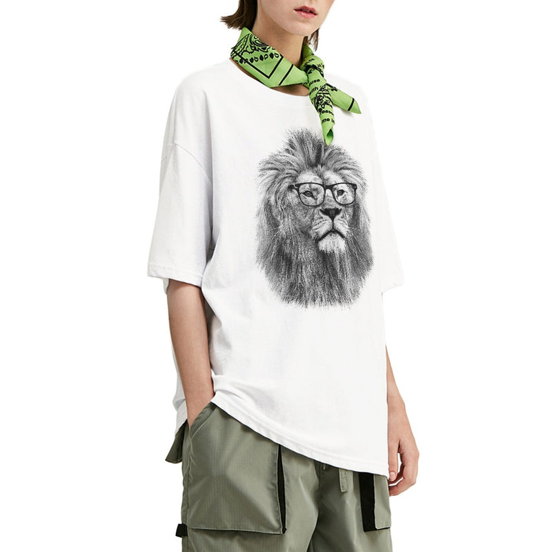 Philosopher Lion V3 Oversized T-Shirt